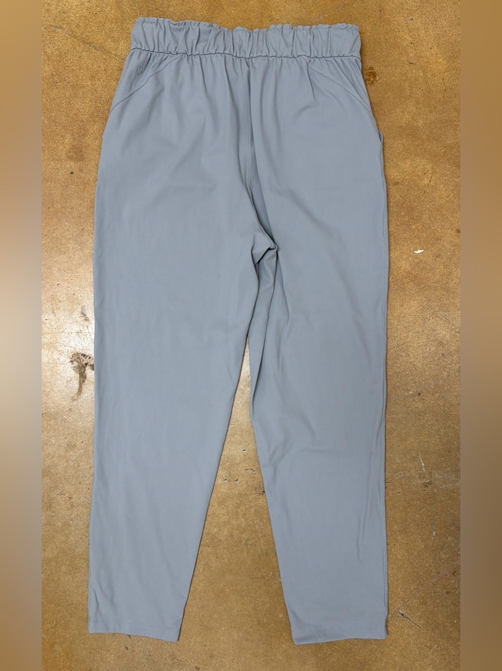 Lululemon Keep Moving High-Rise Pants Sz 8 Gray Drawstring LW5DFGS